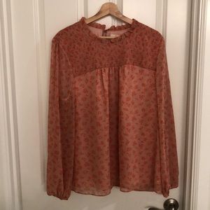 Boden high neck blouse